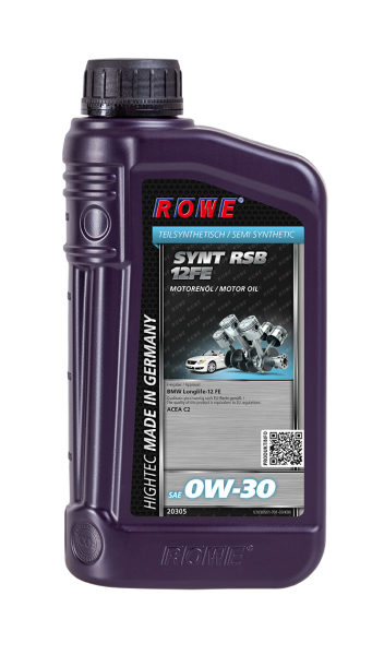 HIGHTEC SYNT RSB 12FE SAE 0W-30 Rowe_Artikelbild_diehalle3.0_dershop3.0_1Liter HIGHTEC SYNT RSB 12FE SAE 0W-30 Rowe_Artikelbild_diehalle3.0_dershop3.0_1Liter